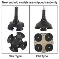thumbnail image 2 of Quad Walking Canes Replacement Tip 4 Legs Support Walking Stick Base Shock Absorption Anti Slipping for Elderly Avoid Stumbling, 2 of 4