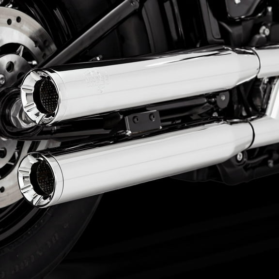 Vance & Hines Eliminator 300 Chrome Slip-On Mufflers (16316)