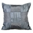 thumbnail image 5 of The HomeCentric Cushion Cover Custom Decorative Pillow Covers Pack of 2 14x14 inch (35x35 cm) Grey Silk Throw Pillow Covers Handmade Pillow Covers Solid Color Throw Pillow Covers - Mythical Grace, 5 of 5