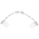 thumbnail image 1 of YSNOOWE Adorno De Para Bodas De Cristal Plateada Con Sofisticado Para Novias Y Fiestas, 1 of 8