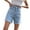 Light Blue, variant on Clearance! Jean Shorts Womens Boyfriend Jeans for Women Women's Summer New Loose Casual High Waist Solid Denim Shorts S-L