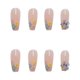 thumbnail image 3 of Uñas postizas largas, puntas de ataúd acrílico, prensa sobre uñas, ataúd, cubierta completa, uñas postizas para mujeres y niñas, 24 Uds., 3 of 5