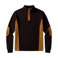 thumbnail image 3 of Tops de Verano de Manga Larga para Hombres Cuello de Pie Color Bloque Botón Abajo Camisa, Tops de Manga Larga Patchwork Blusa Casual con Ajuste Relajado, Chaqueta de Moda Ligera, 3 of 8