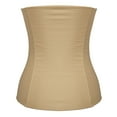 thumbnail image 5 of Waist Trainer for Women Body Shaper Tummy Control Shapewear Underbust Sport Girdle Corsets for Workout, Beige, XS, 5 of 7