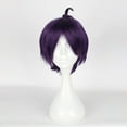 thumbnail image 2 of Unique Bargains Wigs for Women 12" Deep Purple Wigs with Wig Cap, 2 of 6