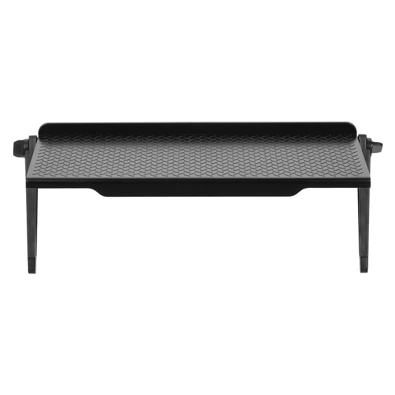 PENIKOKO Black Adjustable Computer Screen Shelf Large Storage Stand Punch Free Installation for Home Organization