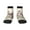 3 Black, variant on Cowboys Riding Horses Pattern Quarter Crew Socks,Toe Seamed Ankle Socks,Cotton Cushioned Breathable Athletic Crew Sports Socks