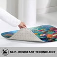thumbnail image 2 of 1pc Colorful Underwater Absorbent Non-Slip Bathroom Thickened Flannel Rug Decor,Soft,Quick Drying,Suitable For Indoor/outdoor Use,Bathrooms,Bedrooms,Kitchens,Terrace,Laundry Rooms,16"x24", 2 of 7