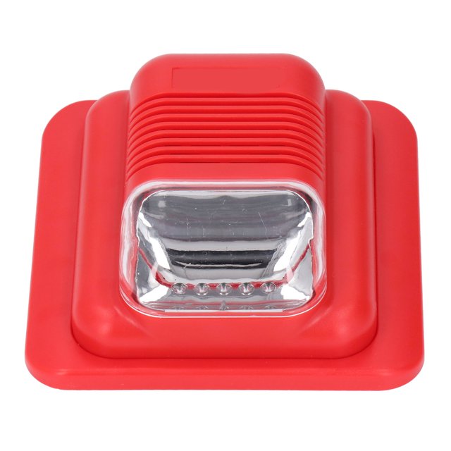 Zumbador De Bocina De Seguridad De Sirena De Alarma Contra Incendios, Fácil De Instalar, Luz De Sonido, Zumbador De Bocina De Alarma Contra Incendios De Alto Brillo Para El Hogar