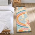 thumbnail image 3 of Yayeee Runner Rug for Bedroom 2'x6' Machine Washable Hallway Non Slip Mat, Pink Retro Sun, 3 of 8