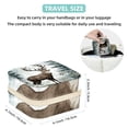 thumbnail image 5 of Deer Travel Portable Square Jewelry Display Case: Storage Solution for Rings, Earrings, Necklaces, Bracelets, and More! Ideal for Girls and Women: Jewelry Stand, Display, and Box in One, 5 of 6
