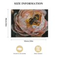 thumbnail image 3 of Nawypu  Bee Rose Realistic 15 Canvas Art - Home Decor Wall Art Print Poster Painting Large, 3 of 6