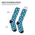 thumbnail image 4 of Pofeuu Cartoon Goose Print Compression Socks for Women & Men Circulation - Best Support for Nurses,Running,Athletic,Sports, 4 of 7