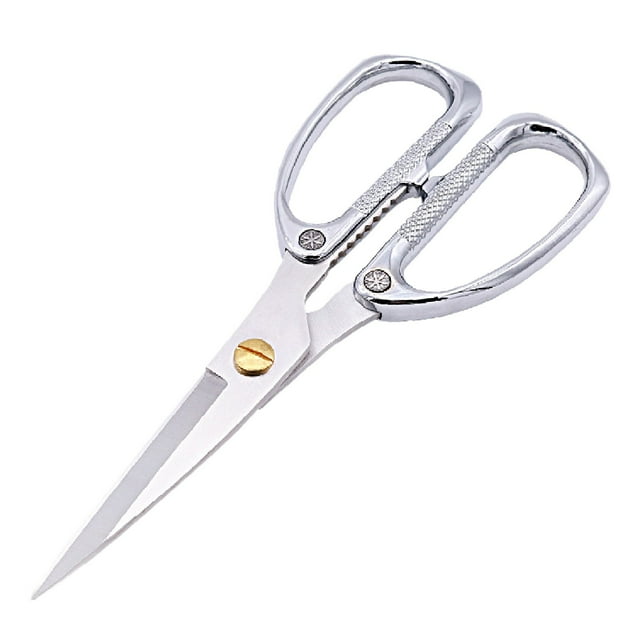 Mechanic Set, Gold and Silver Multi Purpose Ribbon Cutting Household Stainless Steel Alloy Clothing Scissors, Trim Tool