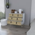 thumbnail image 7 of Chests Of Drawers, Dresser Magness, Bedroom, White / Macadamia, Multicolor Dressers,Engineered Wood Wooden Dressers, Furniture Bedroom Furniture Dressers, Chests & Wardrobes, 7 of 7
