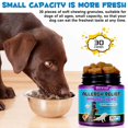 thumbnail image 3 of Oimmal Dog Allergy Relief Immune Support, Omega 3 Fish Oil + Pumpkin Enzymes, Coats Soft & Shiny (30 Soft Chews), 3 of 9