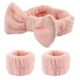 thumbnail image 1 of Juego de 6 pulseras prácticas para el pelo con banda para la muñeca y lazo para el pelo de felpa, 1 of 6