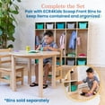 thumbnail image 6 of ECR4Kids 5-Section Coat Locker with Cubby Storage Compartments, Classroom Furniture, Natural, 6 of 10