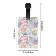 thumbnail image 4 of Luggage Tags for Suitcases, Postmark Pattern newyork Leather Bag Luggage Tags ID Label Tags Privacy Protection Travel Bag Labels, 4 of 6