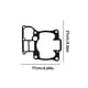 thumbnail image 3 of Juntas de la cabeza de extremo superior de la moto Conjuntos Portátiles Professional Reemplazo de piezas de motociclismo Reemplazo para LT250R Quadracer 1987-1992 Advancent VI002171-00, 3 of 5