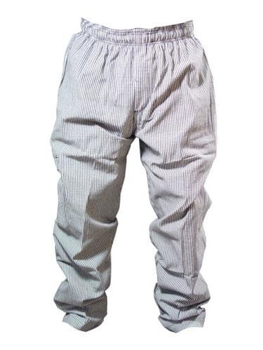 New 2 pc Baggy White Chef Pants size L 