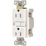 Cooper Wiring TRSGF15W 15-Amp White Decorator GFCI Electrical Outlets, White