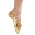 thumbnail image 4 of Otqutp Teen Girls Split Sole Ballet Shoes Soft Sole Yoga Party Slippers for Kids Sequin Practice Dance Shoes for Performance, 4 of 6