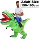 thumbnail image 3 of Disfraz inflable de dinosaurio para niños y adultos, disfraz de Anime, Purim, Halloween, fiesta de Navidad, disfraces de Cosplay, trajes para niños y niñas, 3 of 5