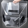 thumbnail image 6 of Mornei Grinding Dust Box Cover Polishing Box Enclosed Acrylic Versatile Hood Dust Cover 40 cmx30 cm, 6 of 8