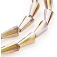 thumbnail image 3 of 10 hebras de cuentas redondas facetadas de vidrio electrochapado para joyería (50 piezas/hebra, colores mezclados), 3 of 6