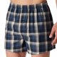 thumbnail image 4 of SCHIESSER Calzoncillos bóxer tejidos para hombre, pack de 4 - tela tejida, pantalón, algodón Azul/gris 3XL (XXX-Large), 4 of 4