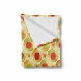 thumbnail image 2 of Abstract Soft Flannel Fleece Blanket, Repeating Pattern Colorful Big Little Polka Dots Circles Diagonal Striped Design, Cozy Plush for Indoor and Outdoor Use, 70" x 90", Multicolor, by Ambesonne, 2 of 6