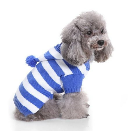 Dogs Christmas Jumpers KABOER Christmas Pet Knit Turtleneck Pet Sweater Christmas Dog Clothes Knitted Jumper Sweater For Dogs ()