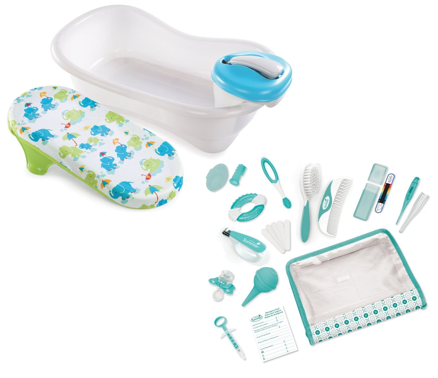 Summer Infant Newborn To Toddler Bath And Shower Tub With Nursery Summer Infant Newborn To Toddler Bath And Shower Tub With Nursery Care Kit