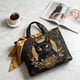 thumbnail image 4 of Uuiauoio Canvas Tote Bag Large Capacity Shoulder Bag for Women Fashion Printed Beach Shopping Work Travel Daily Use Gift Idea, 4 of 6