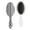 White-441, variant on Nature Garden Hair Brush, Wildflower and Butterfly Illustration Detangling Paddle Brush with Artistic Watercolor Floral Pattern
