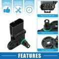 thumbnail image 4 of Unique Bargains Manifold Absolute Pressure Sensor No.1S7A9F479AB/1F70-18-211/1F20-18-211 Durable for Mazda Tribute, 4 of 6