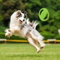 thumbnail image 4 of Dog Flying Disc Toy,Rubber Dog Bite Resistant Outdoor Training Fetch Sound Maker Float Pet Toy,Tough Training Flying Disc Play Toy for Dog,Interactive Dog Toys,Float in Water Safe on Teeth, 4 of 7