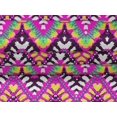 thumbnail image 5 of oneOone Velvet Fuschia Pink Fabric Ikat Sewing Craft Projects Fabric Prints By Yard 58 Inch Wide, 5 of 5