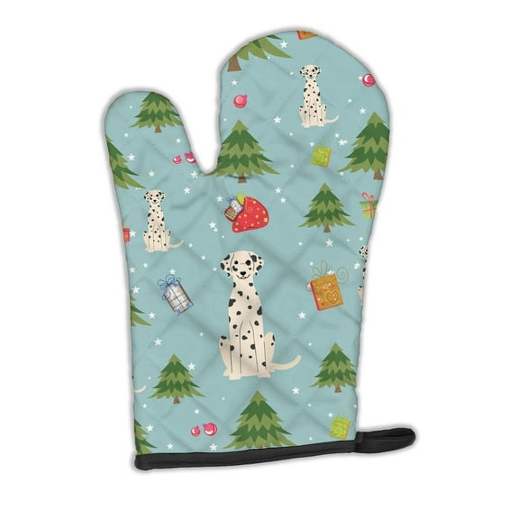 Carolines Treasures BB4757OVMT Christmas Dalmatian Oven Mitt Large multicolor