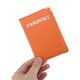 thumbnail image 3 of Ofertas Únicas 1 Pc Funda para Pasaporte con Borde Metálico Manga para Pasaporte Naranja Rojo, 3 of 5