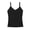 A1 Black, variant on Women's Built in Bra Tank Top, Summer Ribbed Camisole with Adjustable Spaghetti Straps, Casual Sleeveless Cami Shirt for Lounge, Yoga and Layering White 2XL
