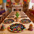 thumbnail image 5 of Carnival Party Tableware Set with Plates Cups Napkins Tablecloth and Decorations Complete Party Table Supplies Kit for Celebration Event Table Setup, 5 of 6