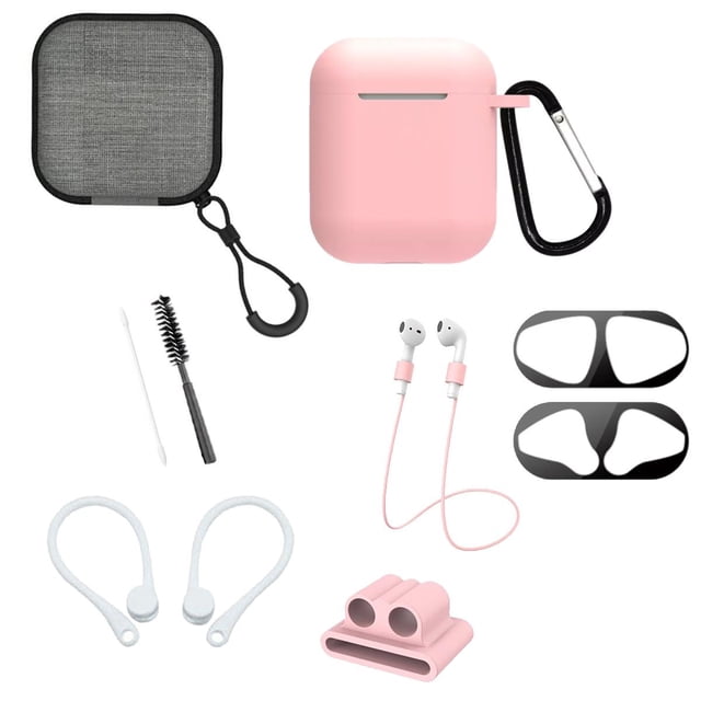 Funda y kit de accesorios 9 en 1 Gadget Collection Mx Para Airpods 2 o 1 rosa FKAA2-01