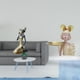 thumbnail image 2 of Estatua de mujer africana tribal, escultura de resina coleccionable, bandeja, adorno, figura pintada a mano con almacenamiento, ideal para el hogar y, 2 of 8