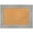 Flair Polished Nickel, variant on Amanti Art Natural Cork Board Framed Flair Soft White Bulletin Board 34 in. x 16 in.