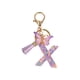 thumbnail image 2 of Llavero con letra inicial, adorable llavero para bolso, color brillante X, 2 of 9