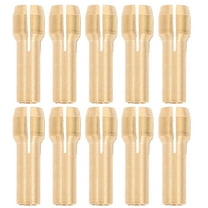 10pcs Drill Tool Kit with Brass Collet Adapter for Rotary Drill Chuck Set Replacement
