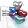 thumbnail image 3 of Kripyery 50Pcs Balloon Decorations Creative Shape Vivid Color Anti-explosion Extra-large Wide Application Heart Balloons Valentine's Day Holiday Party Decorations for Home, 3 of 8