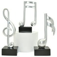 thumbnail image 2 of Adam & Friends Muscial Notes, 16Th, Double 16Th & Treble Clef Sculpture | 3-Pack, 2 of 5